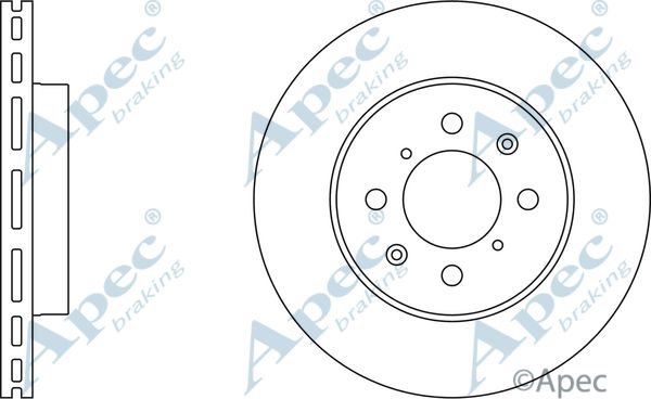 APEC BRAKING Jarrulevy DSK668